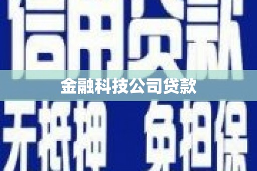 兴宾金融科技公司贷款