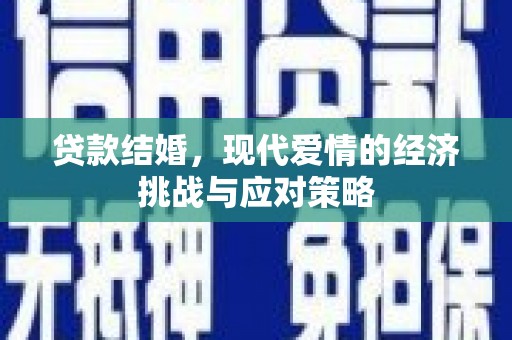 兴宾贷款结婚，现代爱情的经济挑战与应对策略
