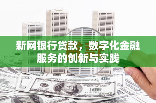 兴宾新网银行贷款，数字化金融服务的创新与实践