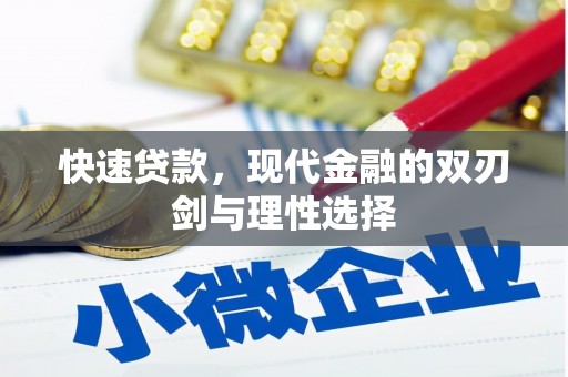 兴宾快速贷款，现代金融的双刃剑与理性选择