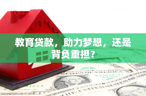 兴宾教育贷款，助力梦想，还是背负重担？