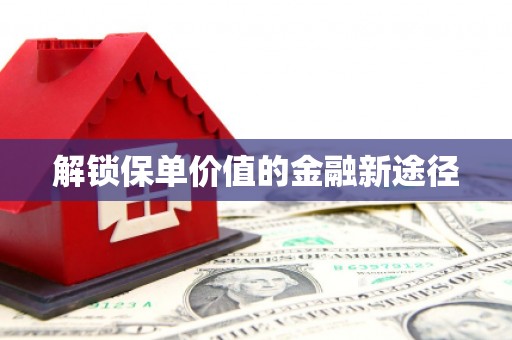 兴宾解锁保单价值的金融新途径