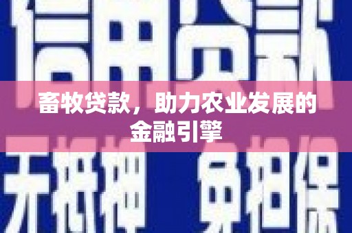 兴宾畜牧贷款，助力农业发展的金融引擎