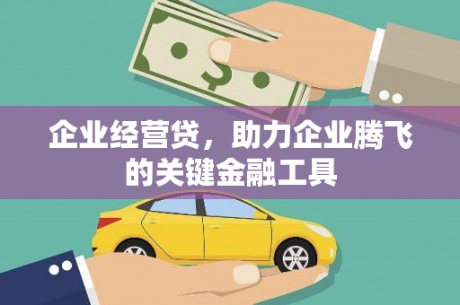 兴宾企业经营贷，助力企业腾飞的关键金融工具