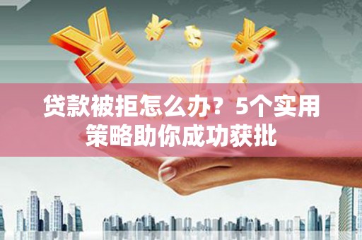 兴宾贷款被拒怎么办？5个实用策略助你成功获批