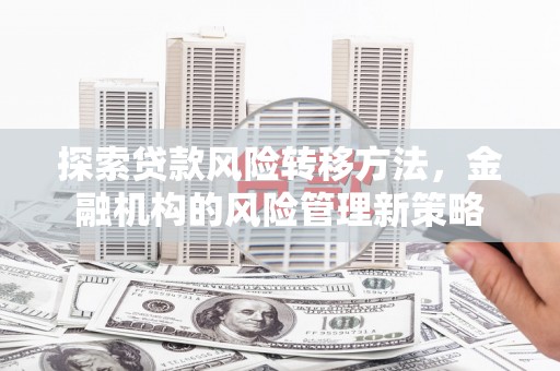 兴宾探索贷款风险转移方法，金融机构的风险管理新策略