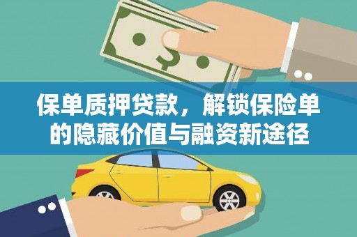 兴宾保单质押贷款，解锁保险单的隐藏价值与融资新途径