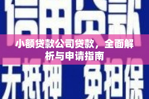 兴宾小额贷款公司贷款，全面解析与申请指南