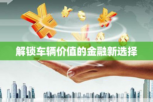 兴宾解锁车辆价值的金融新选择