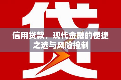 兴宾信用贷款，现代金融的便捷之选与风险控制