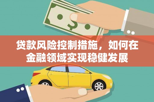 兴宾贷款风险控制措施，如何在金融领域实现稳健发展