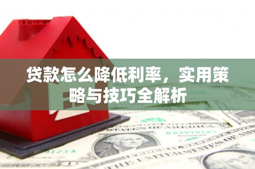 兴宾贷款怎么降低利率，实用策略与技巧全解析