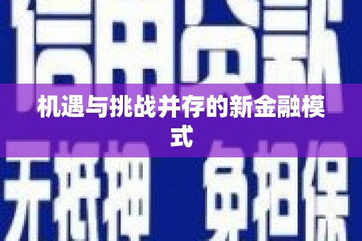 兴宾机遇与挑战并存的新金融模式