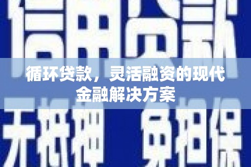 兴宾循环贷款，灵活融资的现代金融解决方案