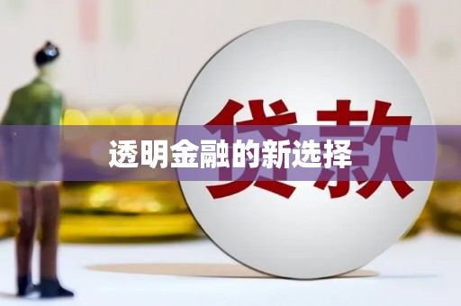 兴宾透明金融的新选择