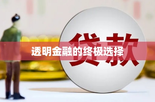 兴宾透明金融的终极选择