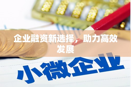 兴宾企业融资新选择，助力高效发展