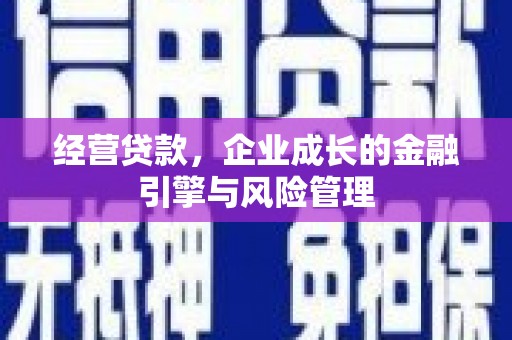 兴宾经营贷款，企业成长的金融引擎与风险管理