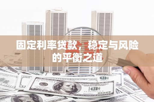兴宾固定利率贷款，稳定与风险的平衡之道